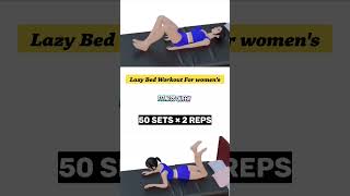 Lazy bed workout for womens weightlossworkout reducefat losefatathome weightlossexercise befit [upl. by Kauffman]