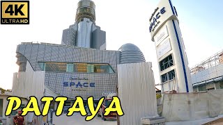 Pattaya 4K Naklua Space Pattaya  Bahtbus Route and Lan Pho Market Thailand [upl. by Swords637]