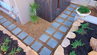 DIY Stepping Stone Path  How To Build A Side Path With Euro® Stone Pavers [upl. by Aietal530]