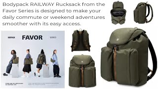 NEW BODYPACK RAILWAY RUCKSACK BACKPACK 16L OLIVE  920002235  BODYPACK LAPTOP TERBARU OKTOBER 2023 [upl. by Niras]