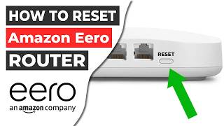 🔁 How to Reset a Router  Amazon Eero [upl. by Almond57]