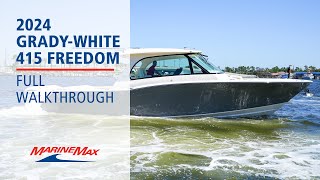 GRADYWHITES NEWEST 2024 RELEASE THE 415 FREEDOM  Get it at MarineMax Panama City Beach [upl. by Meensat]