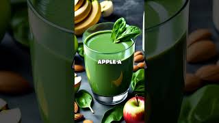 Healthy Spinach Smoothie 🍃🥤🍏HealthySpinachSmoothie GreenSmoothie HealthyDrinks [upl. by Hertz]