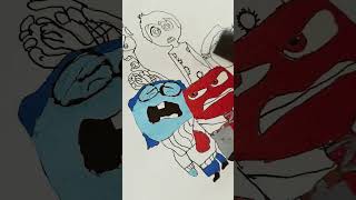 Pls tell me who do I do next in character in this video 🙏 drawingdisneyart sadnesssubcribe [upl. by Elrod]