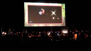 Zelda Symphony London  Clip of Koji Kondo [upl. by Naginnarb]