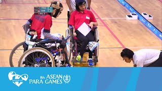 Boccia Individual BC3 Thailand vs Singapore  8th ASEAN PARA GAMES 2015 [upl. by Paloma347]