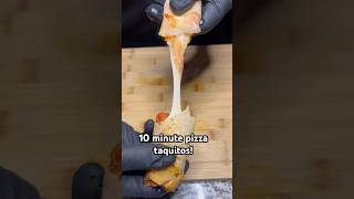 10 minute pepperoni pizza taquitos Super easy and delicious shorts pizzarolls [upl. by Vocaay539]