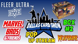 Marvel Bros Midnight Madness at Dallas Card show marvelcards marvel fleerultra [upl. by Noemis]