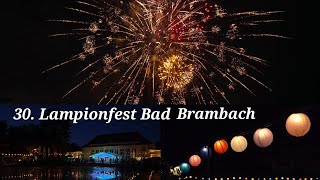 4K Feuerwerk zum 30 Lampionfest Bad Brambach 2024 [upl. by Ienttirb]