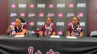 Mississippi State players postgame vs Alabama State 111324 [upl. by Alexio285]