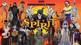 Spirit Halloween 🎃 2024 ANIMATRONICS RANKED Which one is your favorite [upl. by Nauqit]