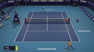 TIEBREAK  Nadal vs Kyrgios in Acapulco 🔥🔥 [upl. by Kaplan]