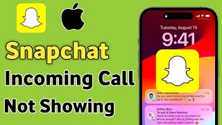 Fix Snapchat Incoming Call Not Showing Problem In iPhone [upl. by Timus]