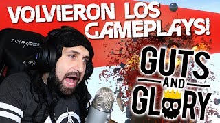 VOLVIERON LOS GAMEPLAYS  Guts And Glory  Happy Wheels 3D  Jugando Con Natalia [upl. by Ainoyek]