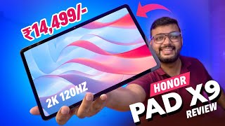 Honor Pad X9 Unboxing amp Review  BEST Tablet with 2K Display Under 15000 [upl. by Avraham]