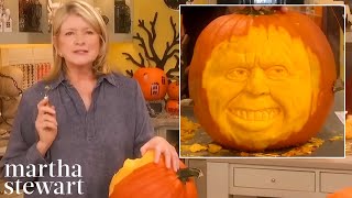 How to Carve Incredible Pumpkin Faces  Martha Stewart [upl. by Fran902]