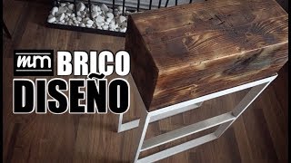 CÓMO HACER BANCA DE MADERA Y HIERRO [upl. by Belle]