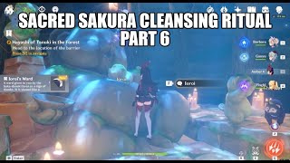 Sacred Sakura Cleansing Ritual part 6  Genshin Impact [upl. by Croner]