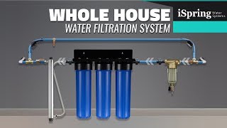 iSpring Whole House Water Filter Systems DIY Installation [upl. by Keon431]