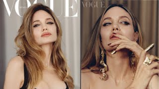 Angelina Jolie fans slam stars unflattering Vogue Mexico cover [upl. by Akcirahs354]