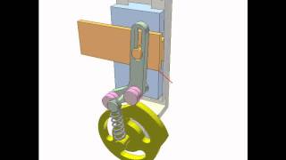 Cam and crank slider mechanism 6 [upl. by Eiramanin793]