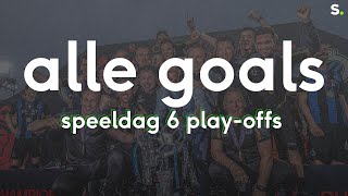 Alle goals van de laatste speeldag van de PlayOffs [upl. by Nekciv255]