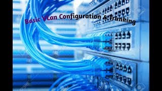 Basic Vlan Configuration amp Trunking on Cisco Switch in Packet tracer [upl. by Enihpled]