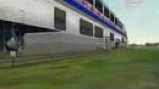 Train Sim Amtrak Megasized Superliner Cars [upl. by Benoit787]