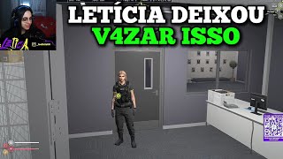 LETÍCIA REAGINDO NINJA FALANDO SOBRE ELA E DEIXOU V4ZAR ISSO SEM QUERER KKKKKKKK [upl. by Dalila620]