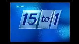 Fifteen to One Channel 4 14 February 2001 [upl. by Ecitsuj]