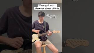 When guitarists discover power chords guitar guitarplayer guitarcover bass drums music [upl. by Nore]