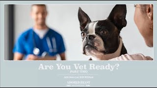 Are You Vet Ready Webinar Part Two presented by Julie Anne Lee DCH [upl. by Leuamme]