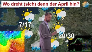 Wohin dreht sich denn der April 4 Tage Sommer mit 30° dann Ende Wettervorhersage 0210042024 [upl. by Abisha]