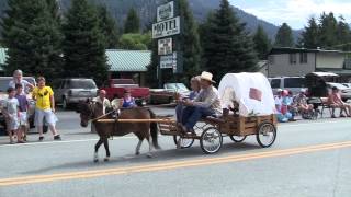 2011 Huckleberry Festival Parade Highlights  Trout Creek Montana MT [upl. by Eyar]