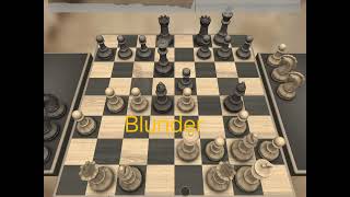 Practice Match 3 blunder Sep 212024 chess chessforbeginners chesstactics chesstraps [upl. by Acinat877]