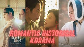 10 MUST WATCH LIST ROMANTIC HISTORICAL KDRAMA WITH AN INTERESTING STORY [upl. by Olivann]