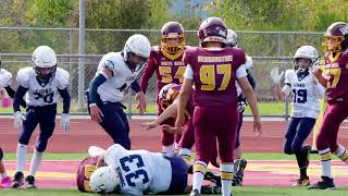 6th Grade Lions Football Highlights 92824 [upl. by Negah892]