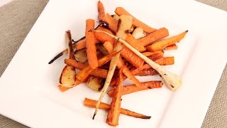 Honey amp Thyme Roasted Carrots amp Parsnips Recipe  Laura in the Kitchen Episode 852 [upl. by Pich]