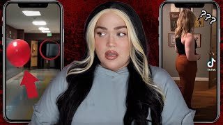 12 PARANORMAL TikToks amp Videos that Seriously HAUNT Me Scary Side of TikTok Scream Stream [upl. by Kalin]