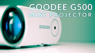 Goodee G500 Mini Projector Review [upl. by Eisenstark909]