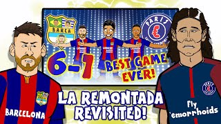 BARCA 61 PSG Revisited La Remontada Champions League Barcelona [upl. by Nobel]