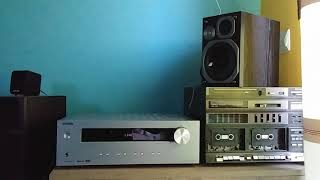 Onkyo TX8220  Panasonic SBPMX5 [upl. by Emalia]