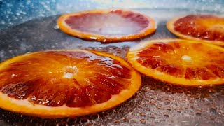 2 INGREDIENTS CANDIED BLOOD ORANGE RECIPE [upl. by Joane]