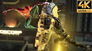 SpiderMan Remastered PC  Electro amp Vulture Boss Fight 4K 60FPS [upl. by Eenar]