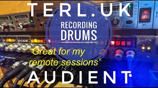 Great Drum Sound  recording with the Audient ASP 880 amp Quantum 2626 [upl. by Llerol403]