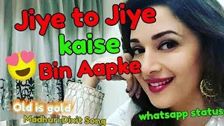 Jiye to Jiye kaise song Madhuri dixit  sajan movie Whatsapp status  ElectroMix studio [upl. by Ettennor405]