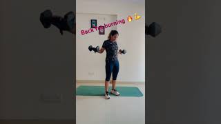 Sexy and Toned Back workout🔥💥💪🏋️‍♀️fatloss fitness trending viral shorts fitmom fit abs [upl. by Dalpe]