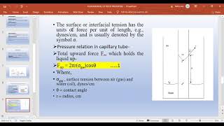 Surface amp Interfacial Tension II Petroleum Engineering II Reservoir Engineering II 4th sem [upl. by Hermina]