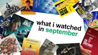 what i watched in september [upl. by Trever]