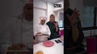 Part 1 Glimps of our International dessert course hkrshorts hkrbakingacademy [upl. by Anidam]